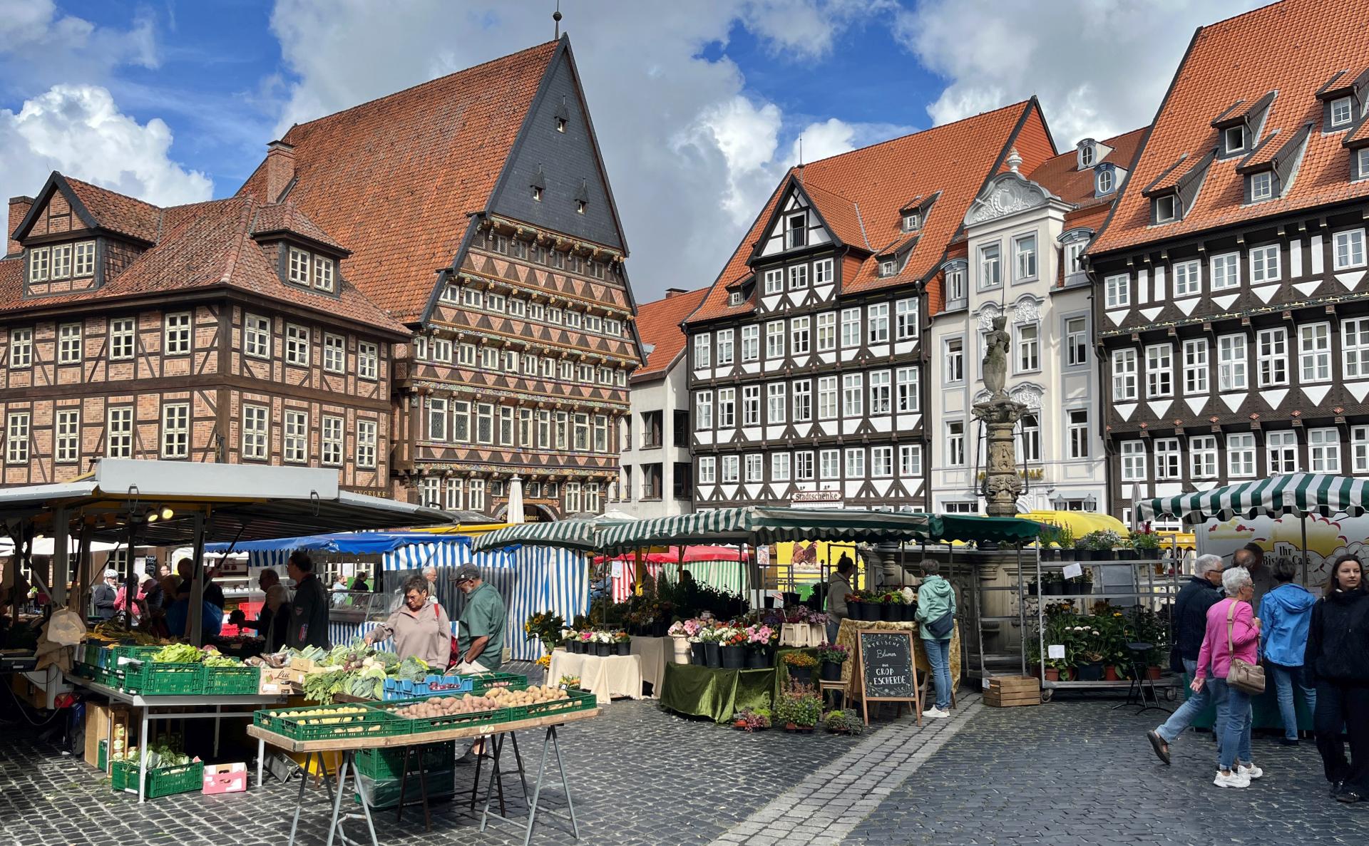 Marktzeit auf dem Hildesheimer Markt
